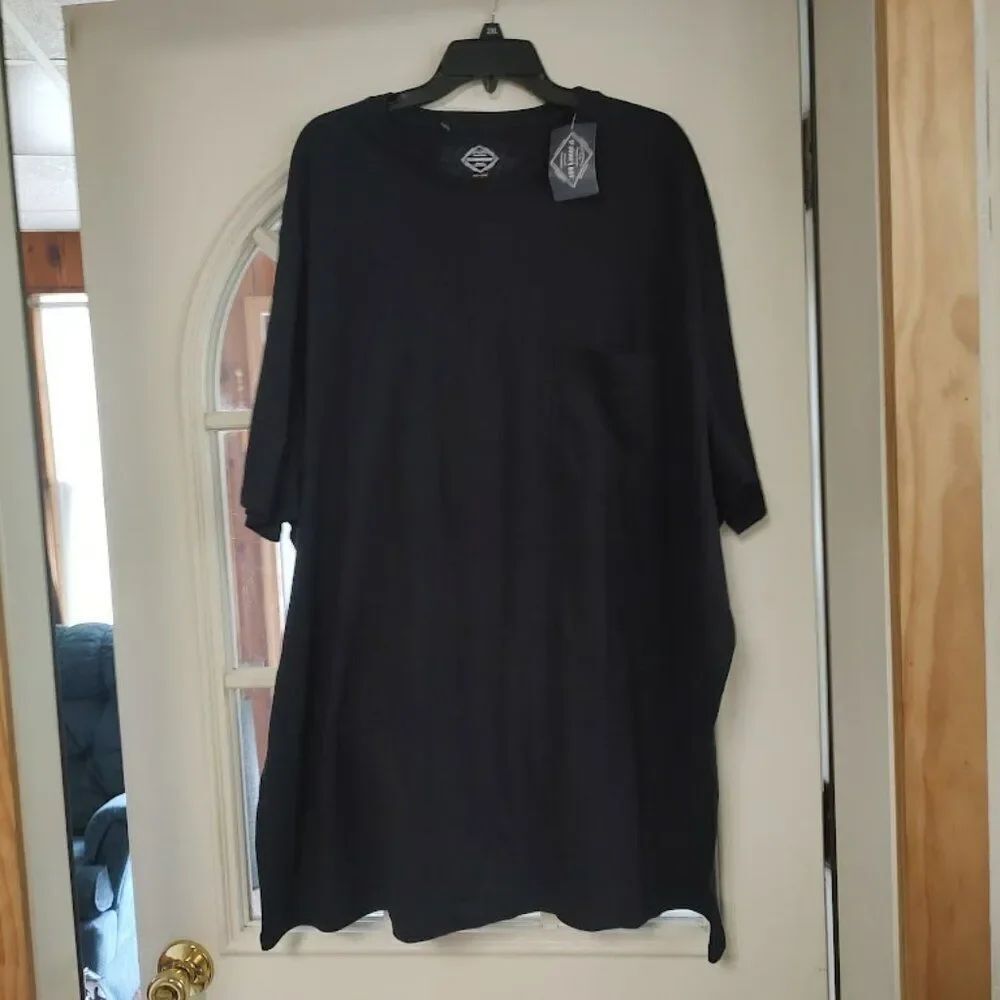New St John's Bay Easy Care Black Moisture wicking Shirt Size Men's 3XL